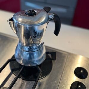 Bialetti Mukka Express - Aluminum Stovetop Latte/Cappuccino Maker.